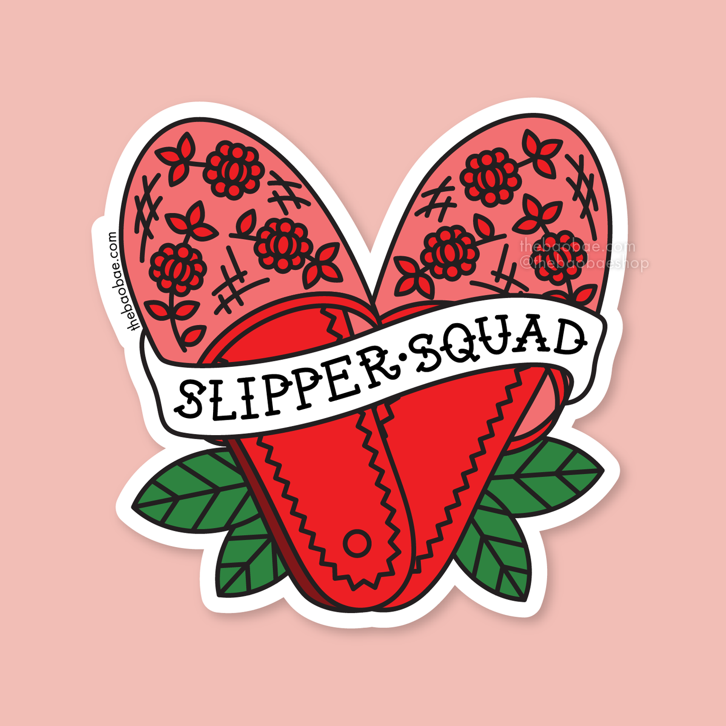 Slipper Squad Sticker