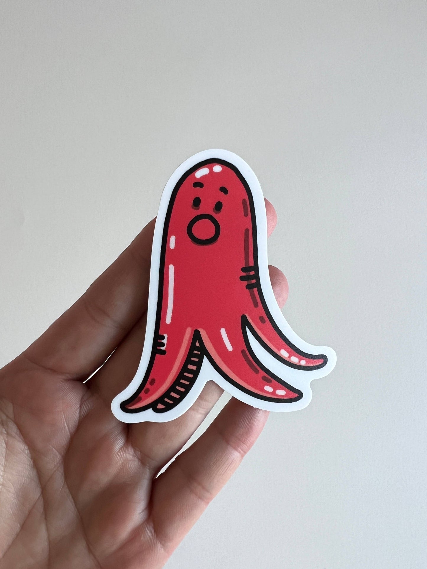 Sausage Octopus Vinyl Sticker