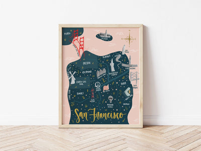 San Francisco Map Print