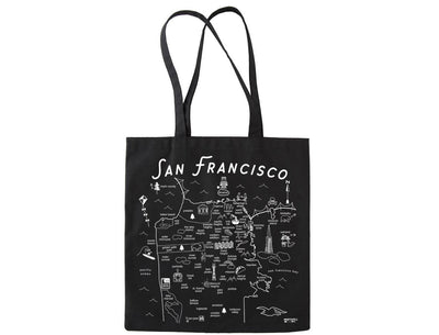 San Francisco Black Everyday Tote