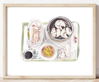 Dim Sum Lover Art Print