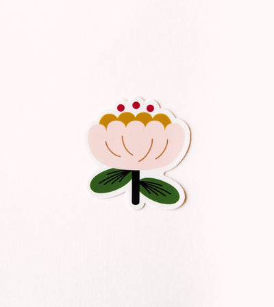 Blush Peony Sticker