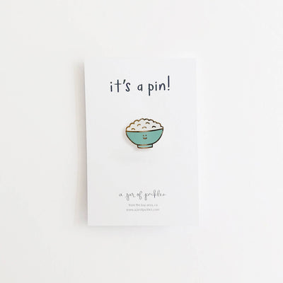 Rice Bowl Enamel Pin