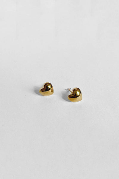 Puffy Heart Studs