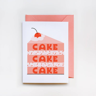 CAKE CAKE CAKE Greeting Card
