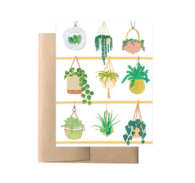 Hanging Plants Card